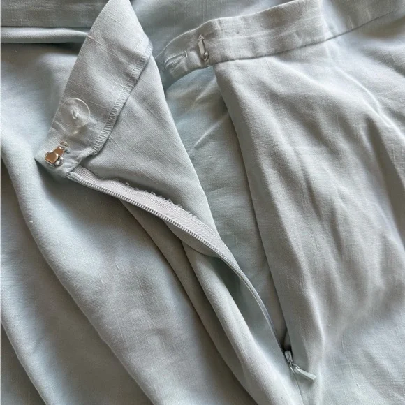 Jones New York collection A-line silk and linen maxi skirt size 12 - Picture 10 of 10